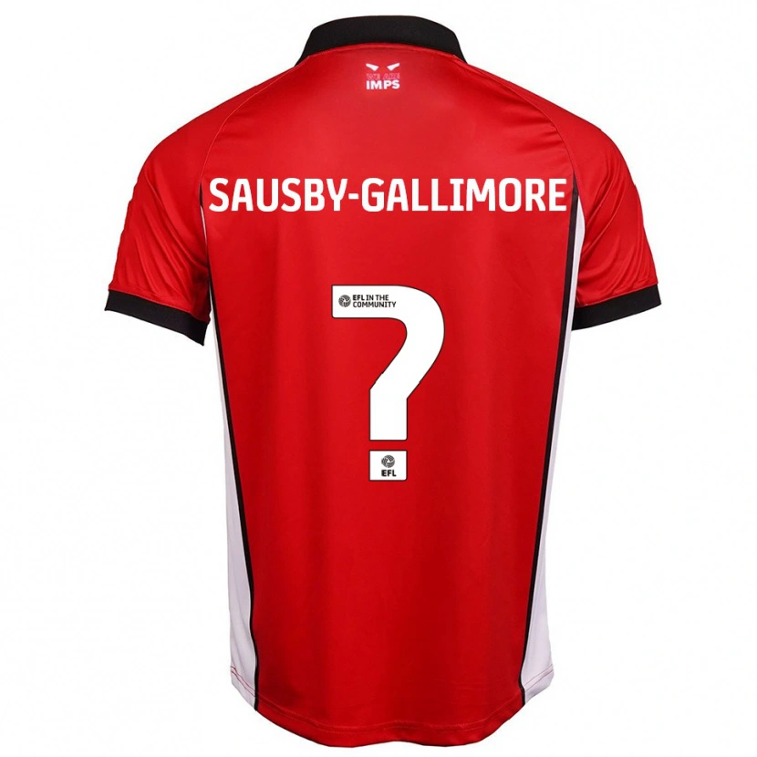 Danxen Mujer Camiseta Olivia Sausby-Gallimore #0 Rojo Blanco 1ª Equipación 2025/26 La Camisa México