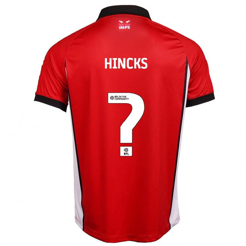 Danxen Mujer Camiseta Neve Hincks #0 Rojo Blanco 1ª Equipación 2025/26 La Camisa México