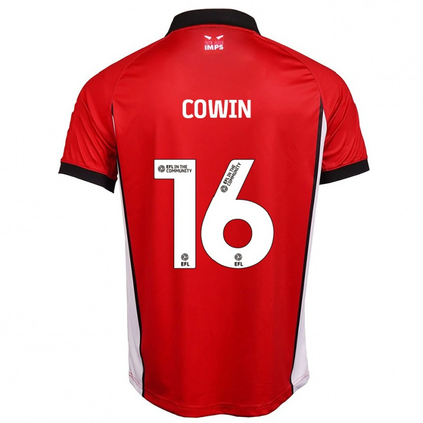 Danxen Mujer Camiseta William Cowin #16 Rojo Blanco 1ª Equipación 2025/26 La Camisa México