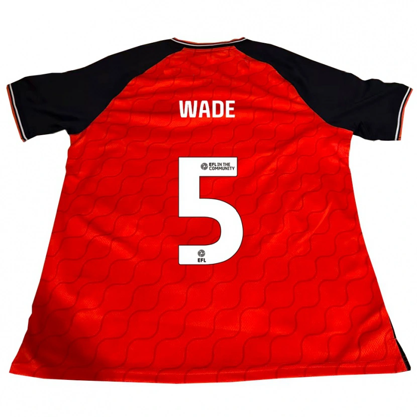 Danxen Mujer Camiseta Elly Wade #5 Naranja Negro Blanco 1ª Equipación 2025/26 La Camisa México