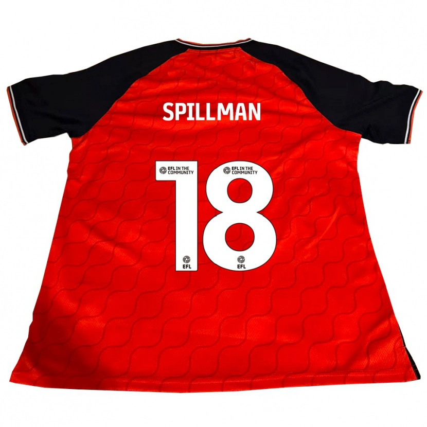 Danxen Mujer Camiseta Gabriella Spillman #18 Naranja Negro Blanco 1ª Equipación 2025/26 La Camisa México