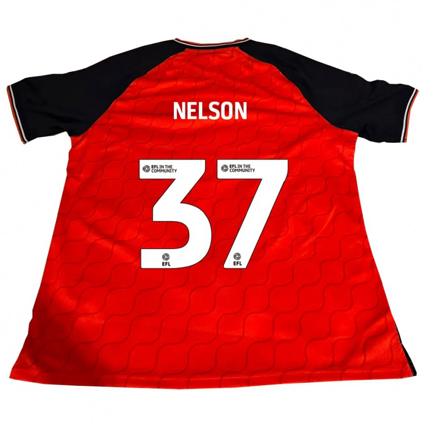 Danxen Mujer Camiseta Zack Nelson #37 Naranja Negro Blanco 1ª Equipación 2025/26 La Camisa México
