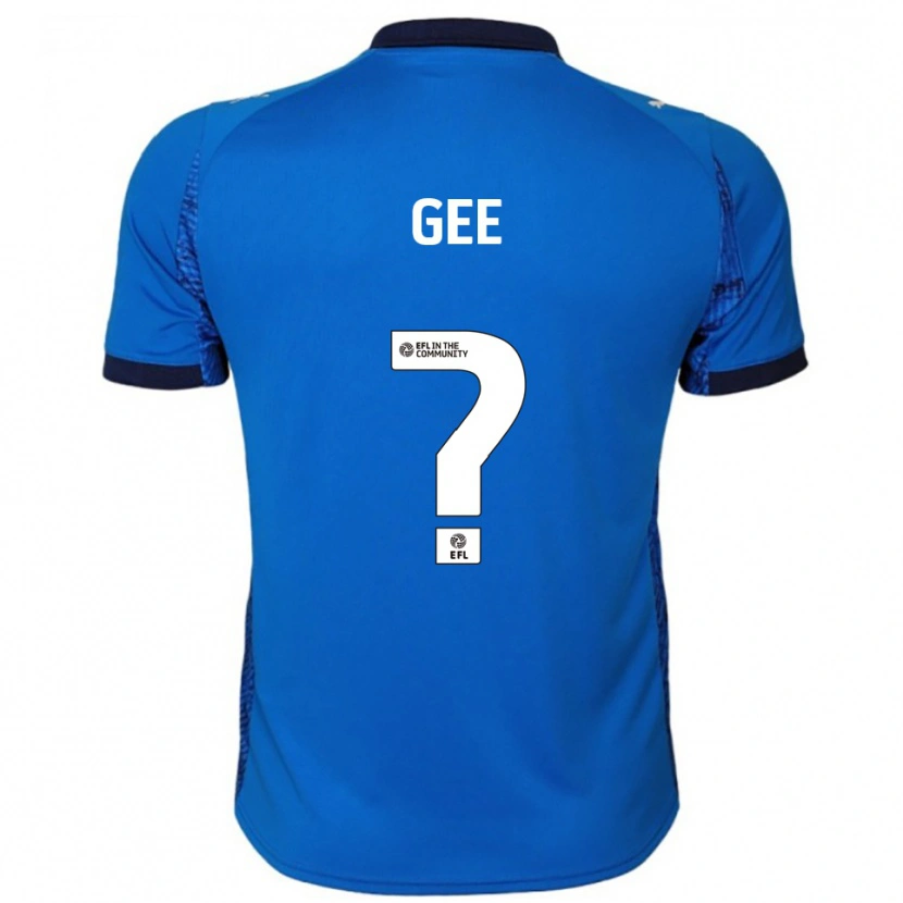 Danxen Mujer Camiseta Katie Gee #0 Azul Blanco 1ª Equipación 2025/26 La Camisa México