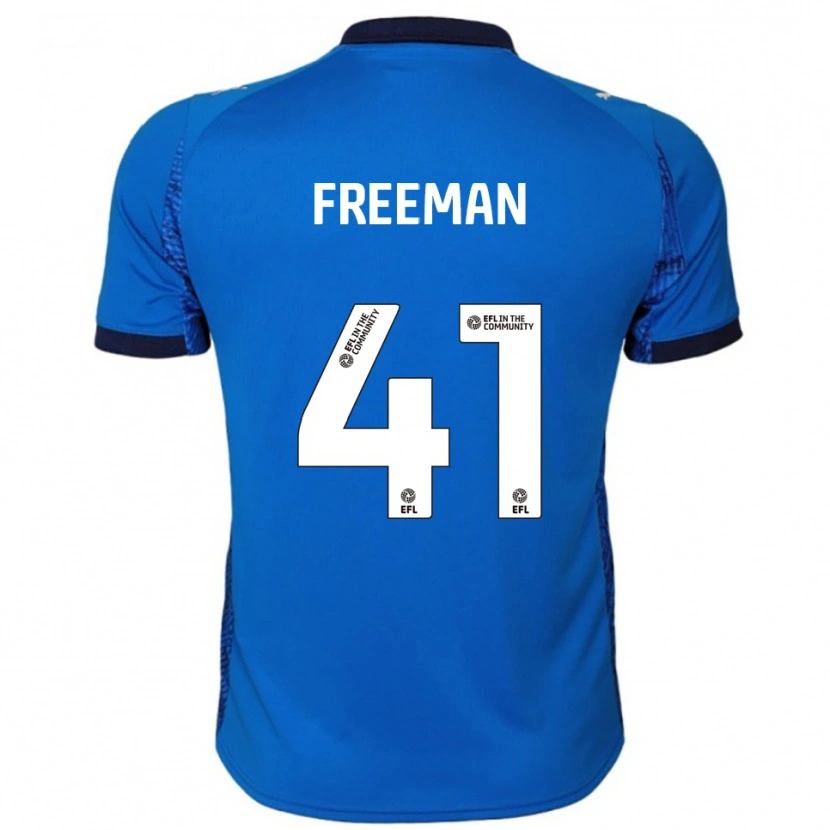 Danxen Mujer Camiseta Noah Freeman #41 Azul Blanco 1ª Equipación 2025/26 La Camisa México
