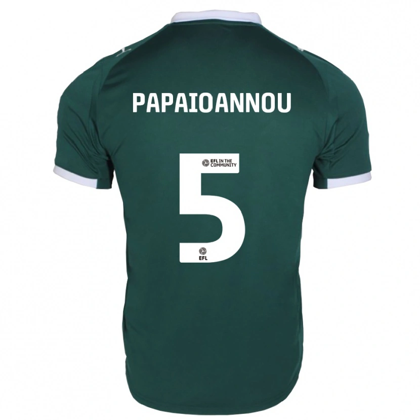 Danxen Mujer Camiseta Panagiota Papaioannou #5 Verde Blanco 1ª Equipación 2025/26 La Camisa México
