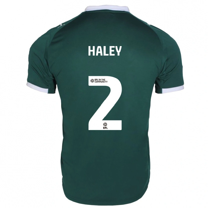 Danxen Mujer Camiseta Toby Haley #2 Verde Blanco 1ª Equipación 2025/26 La Camisa México