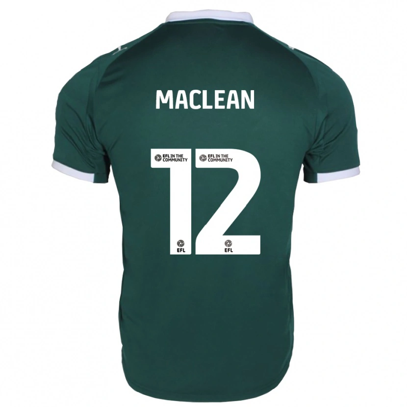 Danxen Mujer Camiseta Toby Maclean #12 Verde Blanco 1ª Equipación 2025/26 La Camisa México