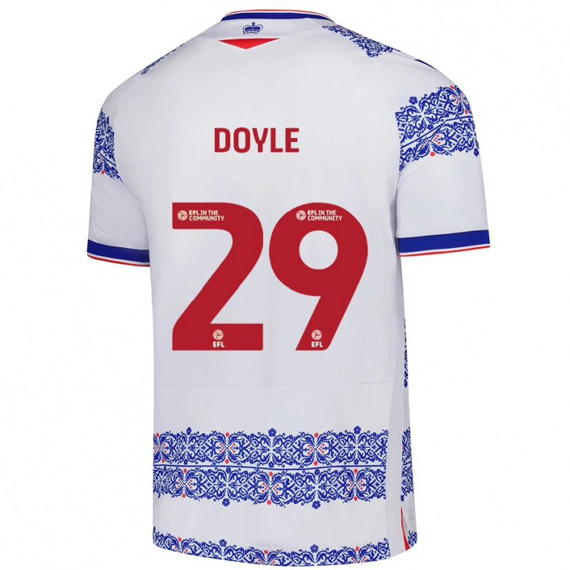 Danxen Mujer Camiseta Kamari Doyle #29 Blanco Azul 1ª Equipación 2025/26 La Camisa México