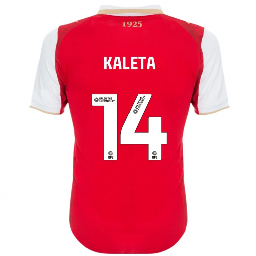 Danxen Mujer Camiseta Marvin Kaleta #14 Rojo Blanco 1ª Equipación 2025/26 La Camisa México