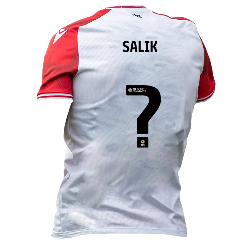 Danxen Mujer Camiseta Tanil Salik #0 Blanco Rojo 1ª Equipación 2025/26 La Camisa México
