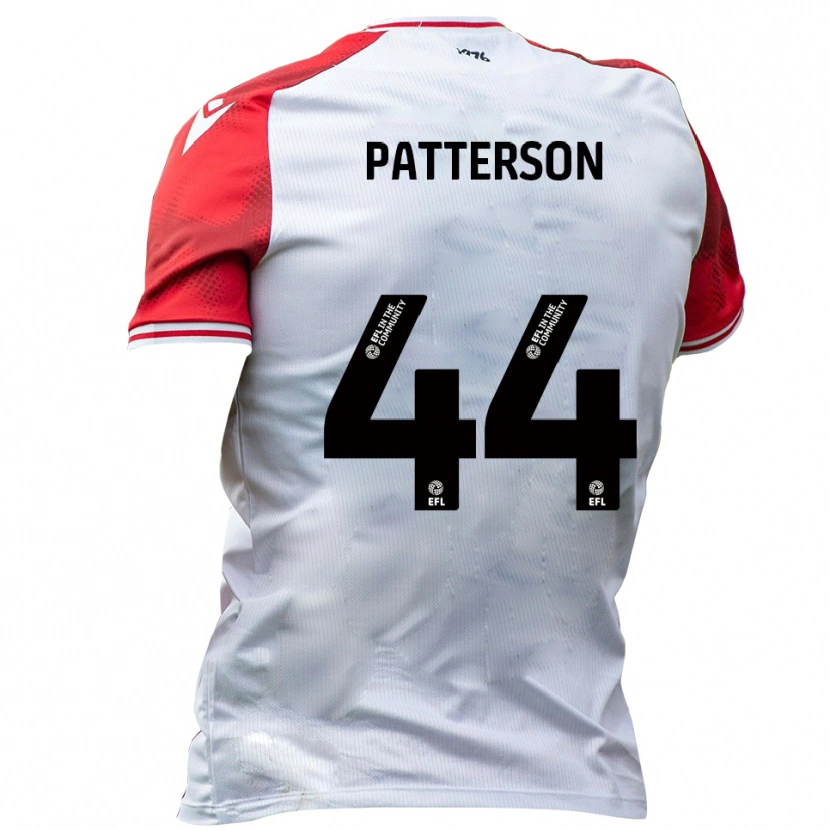 Danxen Mujer Camiseta Phoenix Patterson #44 Blanco Rojo 1ª Equipación 2025/26 La Camisa México