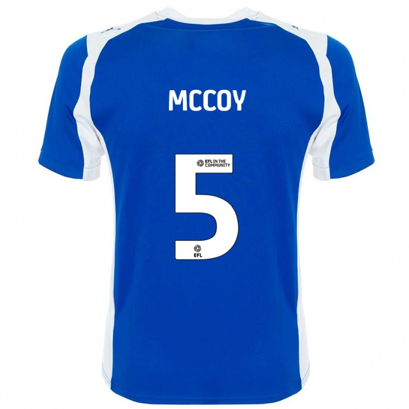 Danxen Mujer Camiseta Libby Mccoy #5 Azul Blanco 1ª Equipación 2025/26 La Camisa México