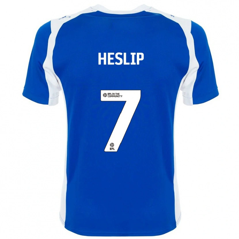 Danxen Mujer Camiseta Laura Heslip #7 Azul Blanco 1ª Equipación 2025/26 La Camisa México