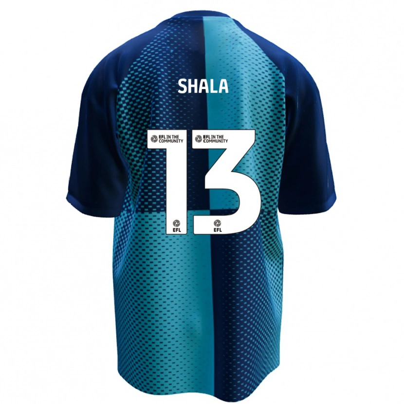 Danxen Mujer Camiseta Laurence Shala #13 Azul Celeste 1ª Equipación 2025/26 La Camisa México