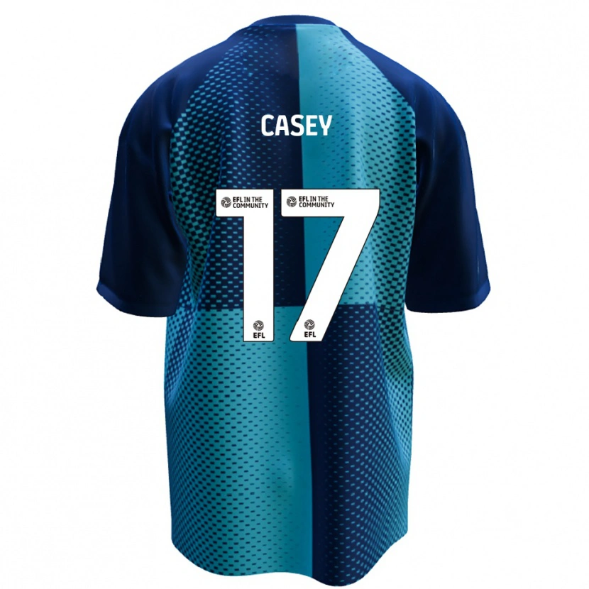 Danxen Mujer Camiseta Dan Casey #17 Azul Celeste 1ª Equipación 2025/26 La Camisa México