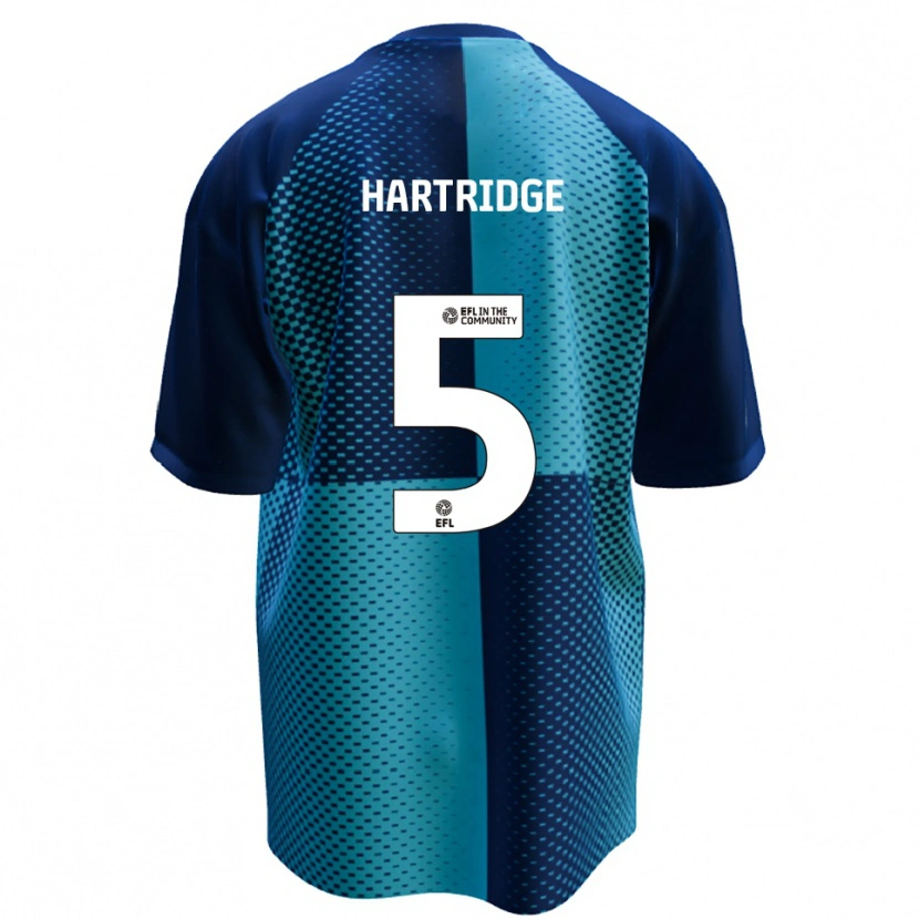 Danxen Mujer Camiseta Alex Hartridge #5 Azul Celeste 1ª Equipación 2025/26 La Camisa México