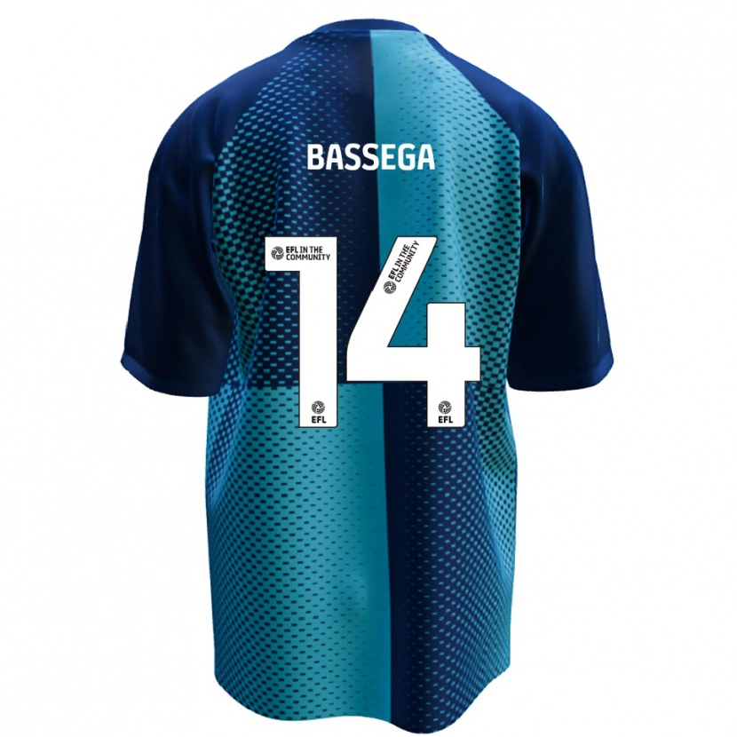 Danxen Mujer Camiseta Nsemi Bassega #14 Azul Celeste 1ª Equipación 2025/26 La Camisa México