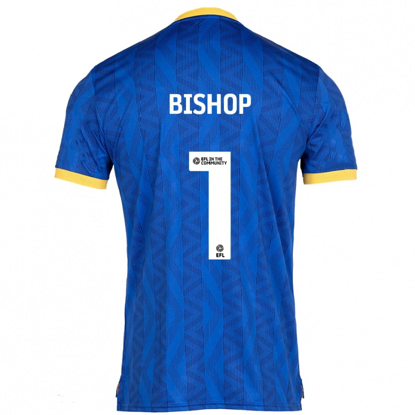 Danxen Mujer Camiseta Nathan Bishop #1 Azul Marino Amarillo 1ª Equipación 2025/26 La Camisa México