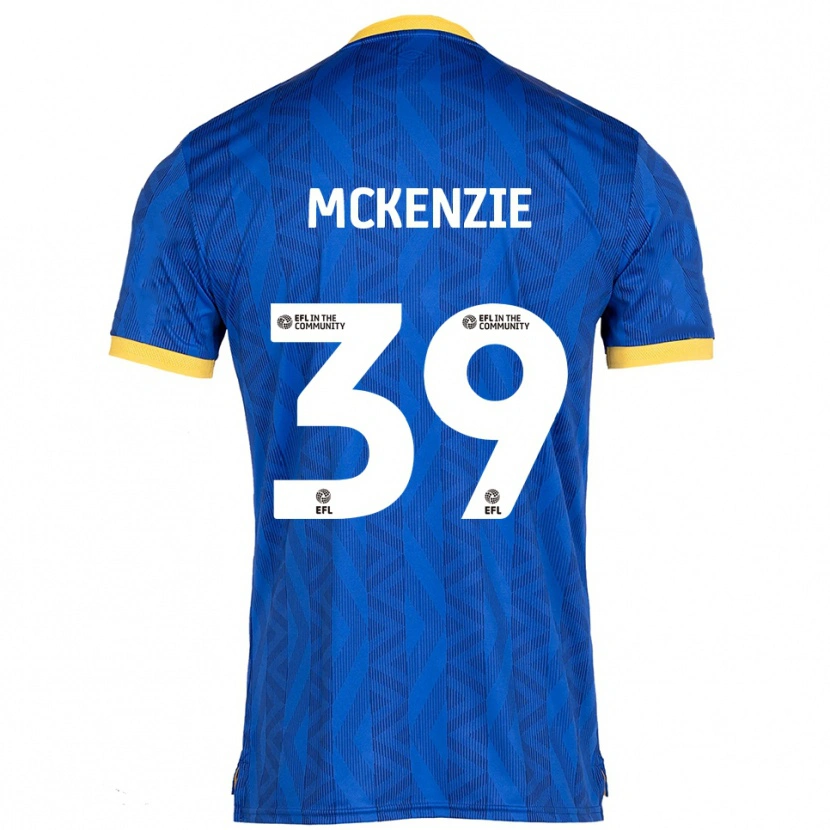 Danxen Mujer Camiseta Kai Mckenzie #39 Azul Marino Amarillo 1ª Equipación 2025/26 La Camisa México