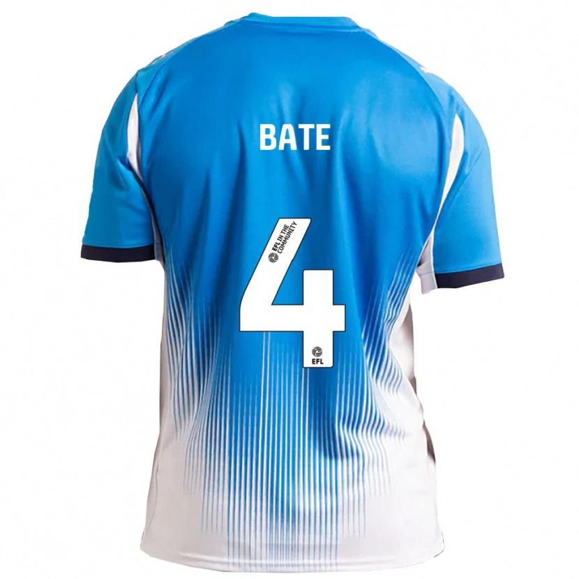 Danxen Mujer Camiseta Lewis Bate #4 Azul Blanco 1ª Equipación 2025/26 La Camisa México