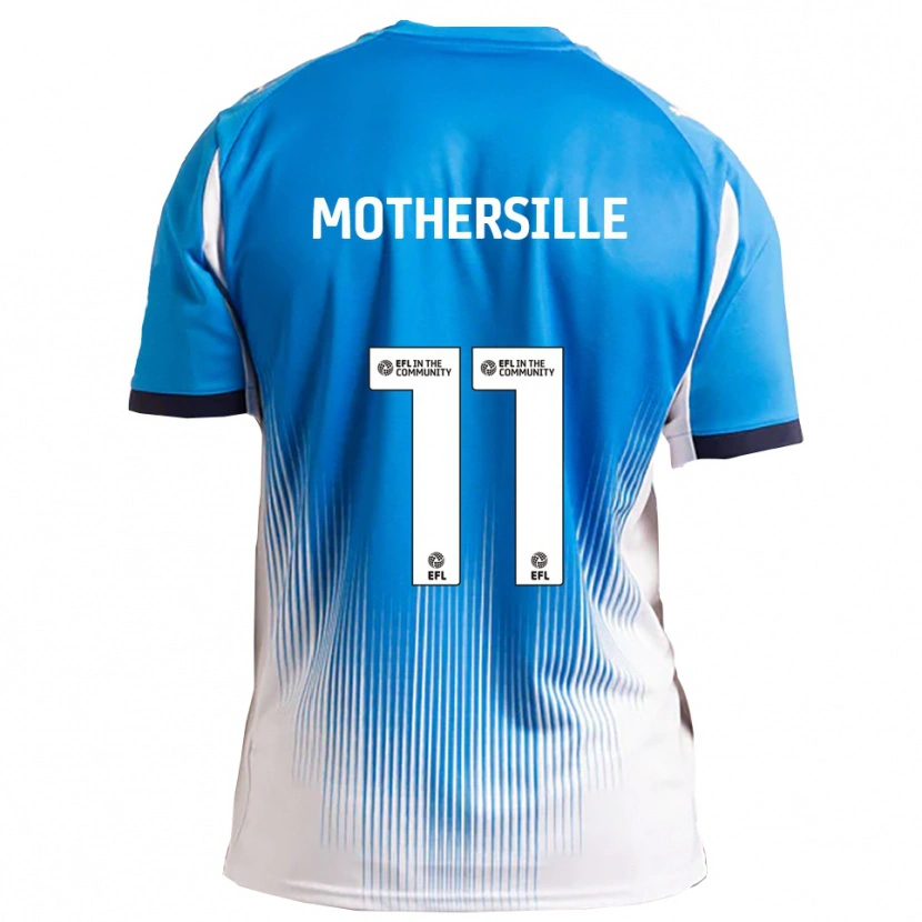 Danxen Mujer Camiseta Malik Mothersille #11 Azul Blanco 1ª Equipación 2025/26 La Camisa México