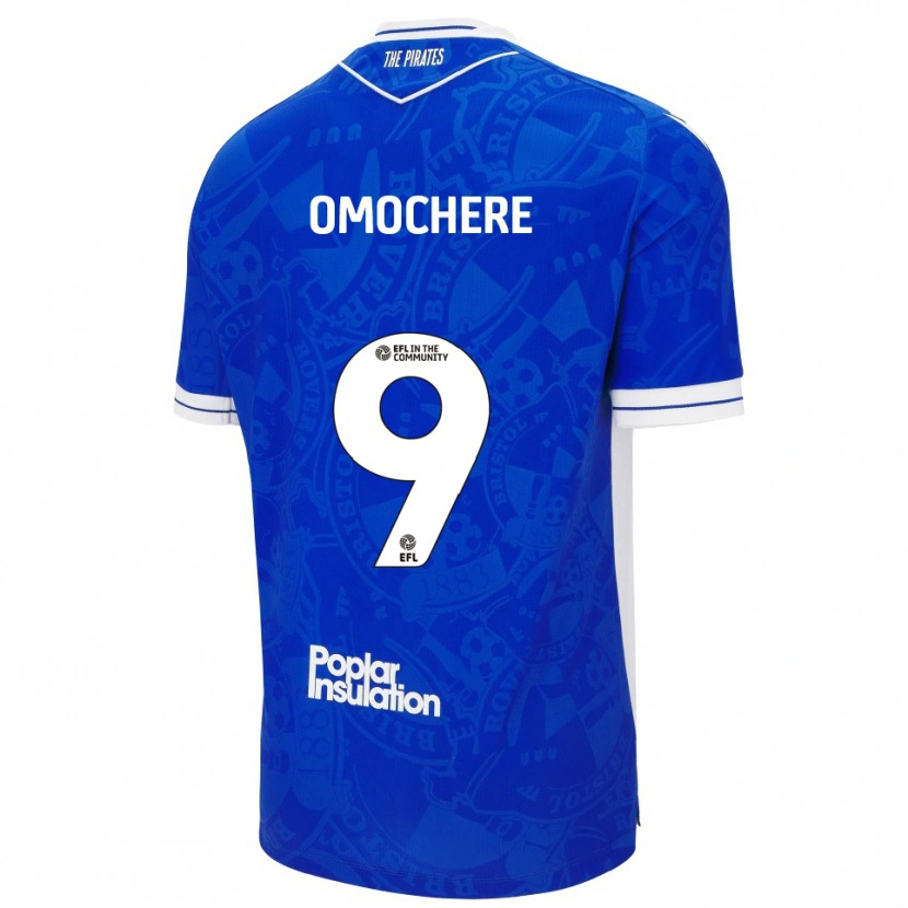 Danxen Mujer Camiseta Promise Omochere #9 Azul Blanco 1ª Equipación 2025/26 La Camisa México