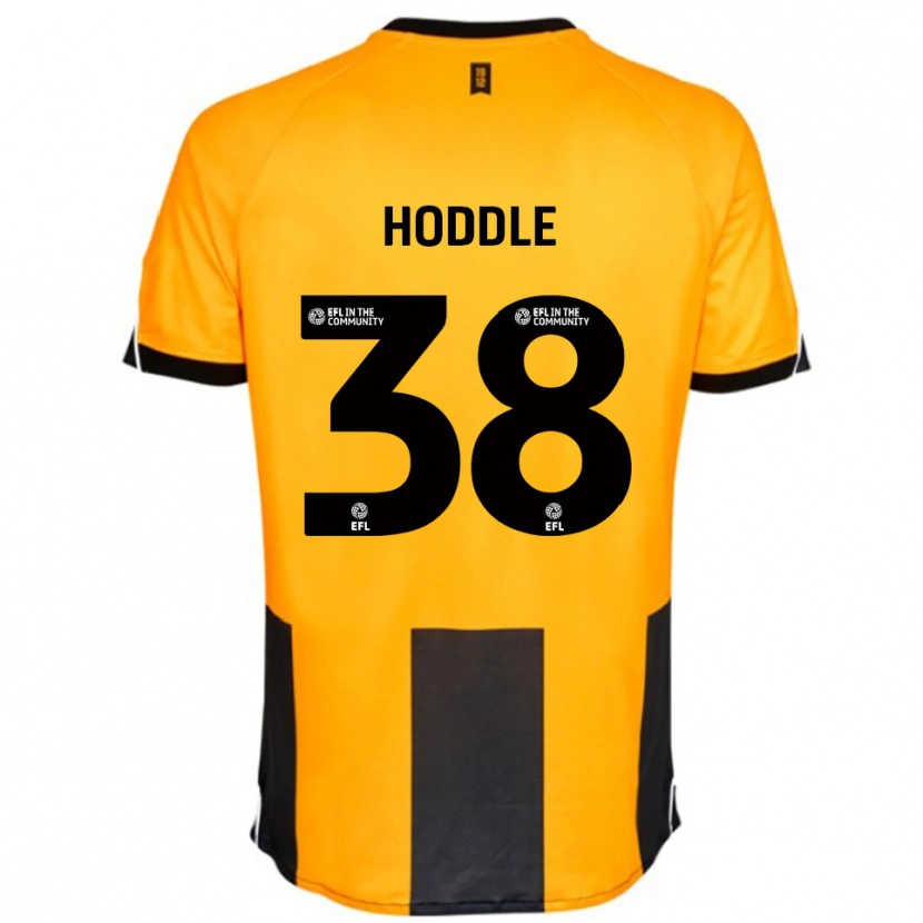 Danxen Mujer Camiseta George Hoddle #38 Naranja Negro 1ª Equipación 2025/26 La Camisa México