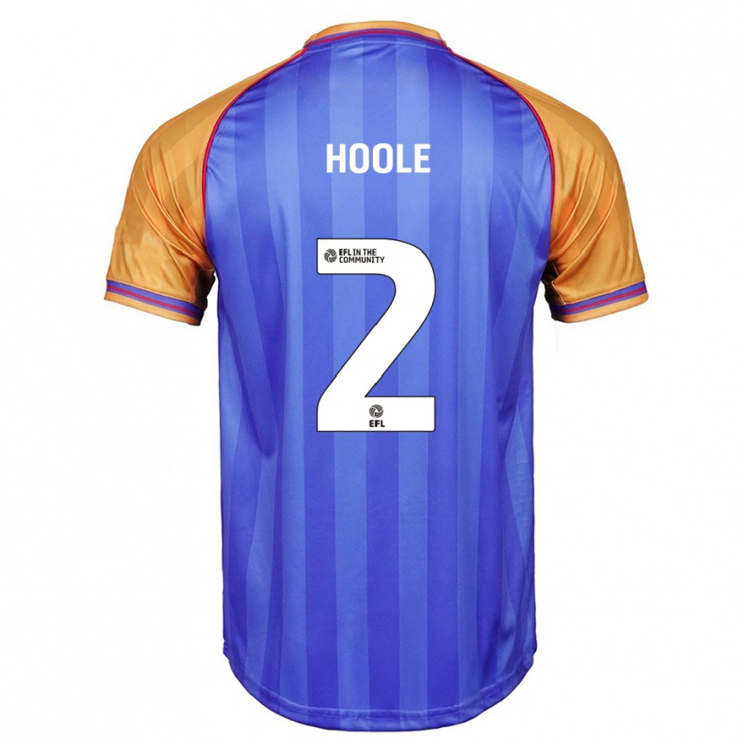 Danxen Mujer Camiseta Luca Hoole #2 Azul Naranja 1ª Equipación 2025/26 La Camisa México