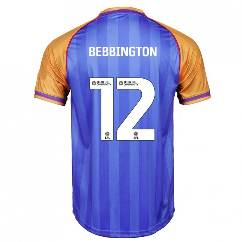 Danxen Mujer Camiseta Kimberley Bebbington #12 Azul Naranja 1ª Equipación 2025/26 La Camisa México