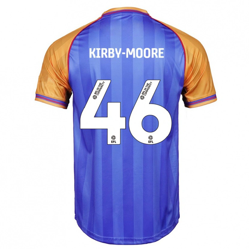 Danxen Mujer Camiseta Harvey Kirby-Moore #46 Azul Naranja 1ª Equipación 2025/26 La Camisa México
