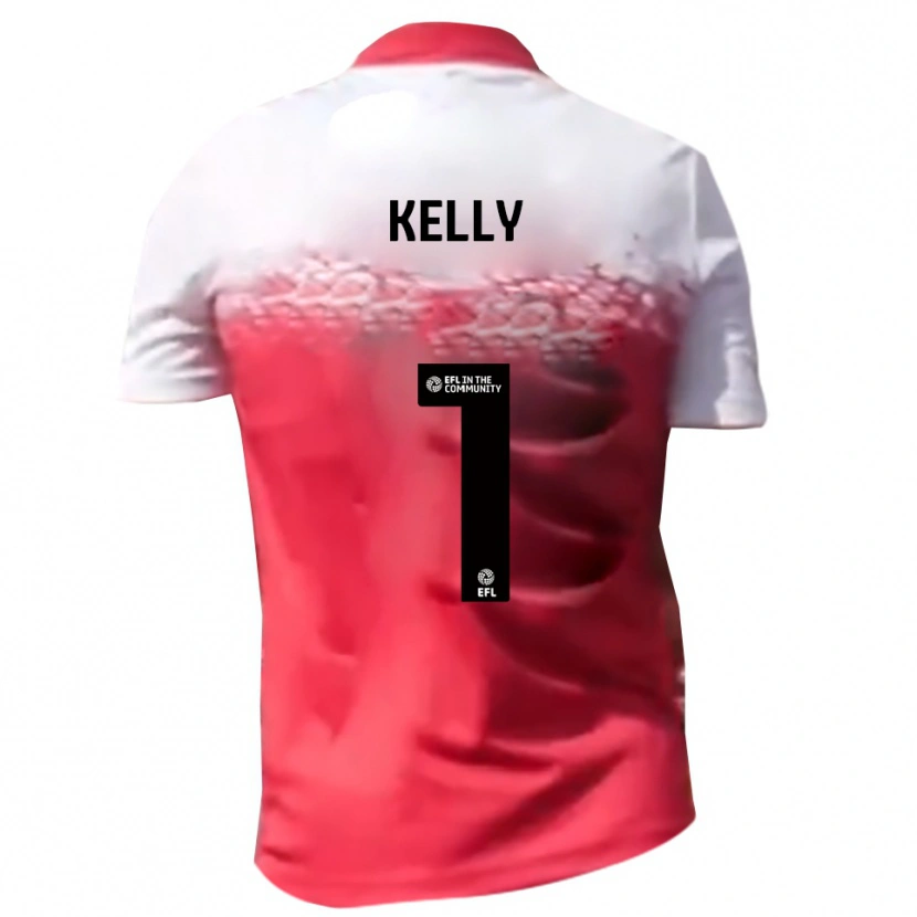 Danxen Mujer Camiseta Michael Kelly #1 Rojo Blanco 1ª Equipación 2025/26 La Camisa México