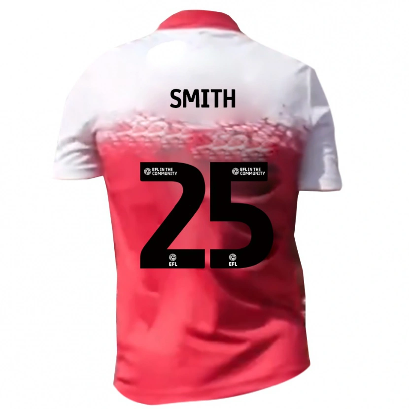 Danxen Mujer Camiseta Josh Smith #25 Rojo Blanco 1ª Equipación 2025/26 La Camisa México