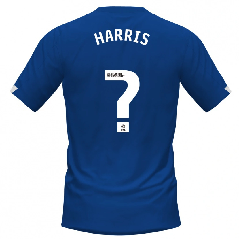 Danxen Mujer Camiseta Darragh Harris #0 Azul Blanco 1ª Equipación 2025/26 La Camisa México