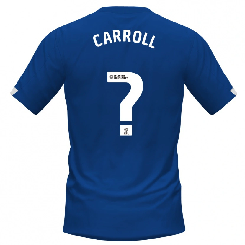 Danxen Mujer Camiseta Rhianne Carroll #0 Azul Blanco 1ª Equipación 2025/26 La Camisa México
