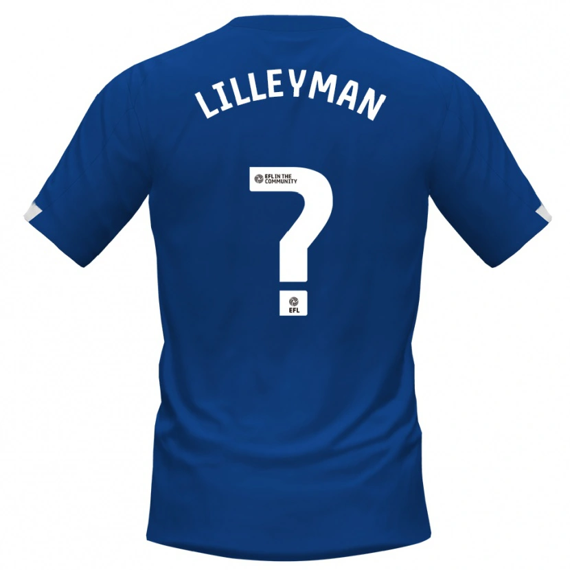 Danxen Mujer Camiseta Rebecca Lilleyman #0 Azul Blanco 1ª Equipación 2025/26 La Camisa México