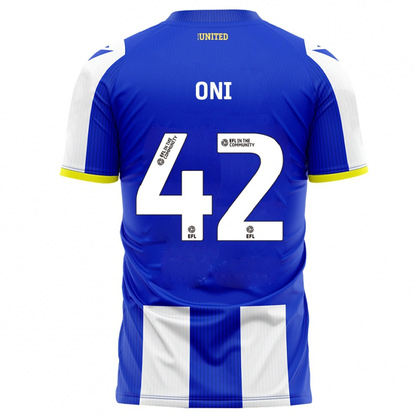 Danxen Mujer Camiseta Milton Oni #42 Azul Blanco 1ª Equipación 2025/26 La Camisa México