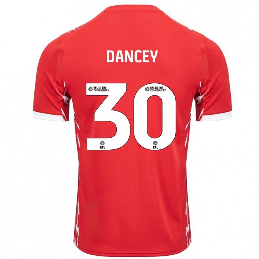 Danxen Mujer Camiseta Stan Dancey #30 Rojo Blanco 1ª Equipación 2025/26 La Camisa México