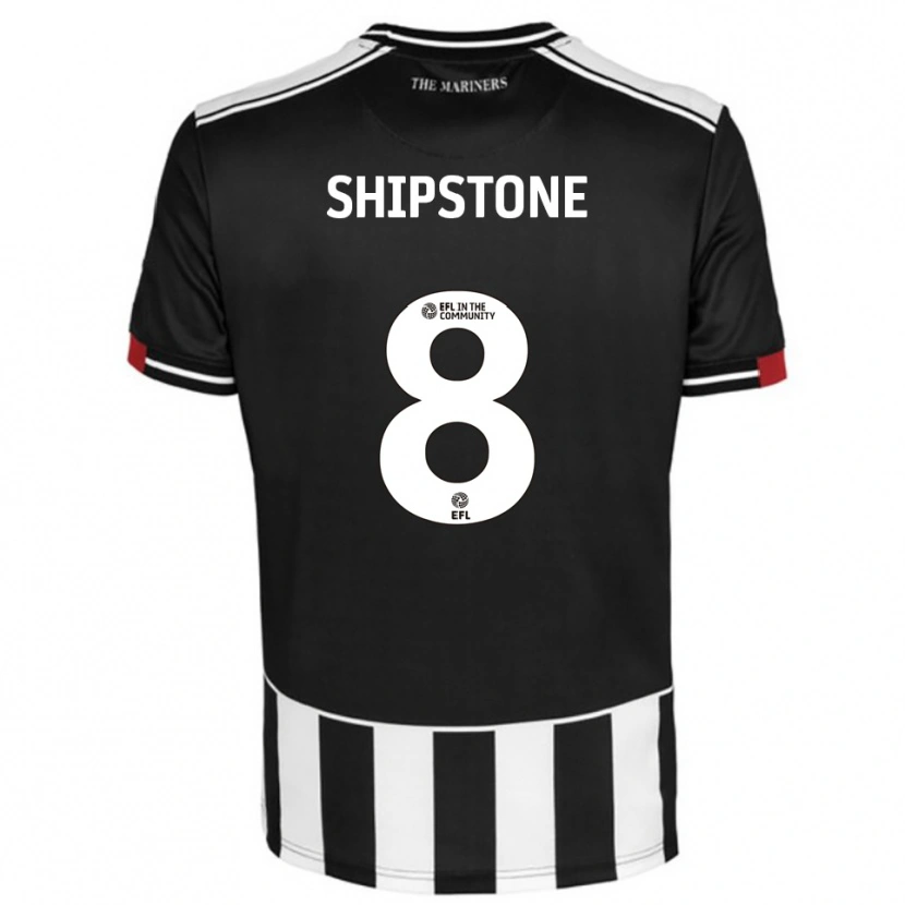 Danxen Mujer Camiseta Harry Shipstone #8 Negro Blanco Rojo 1ª Equipación 2025/26 La Camisa México