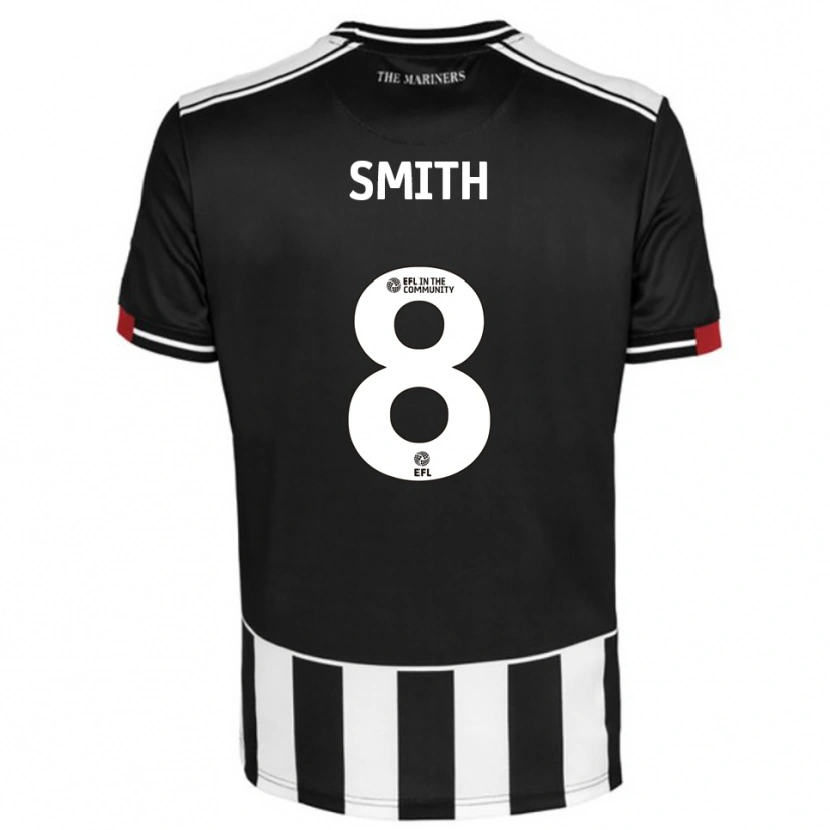 Danxen Mujer Camiseta Elliot Smith #8 Negro Blanco Rojo 1ª Equipación 2025/26 La Camisa México
