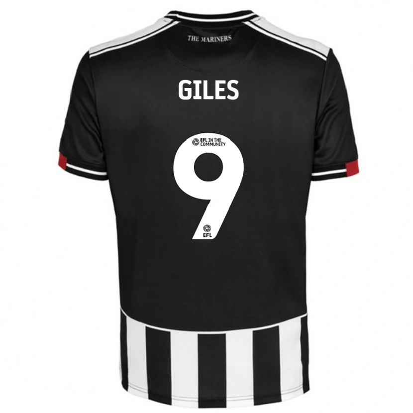 Danxen Mujer Camiseta Grayson Giles #9 Negro Blanco Rojo 1ª Equipación 2025/26 La Camisa México