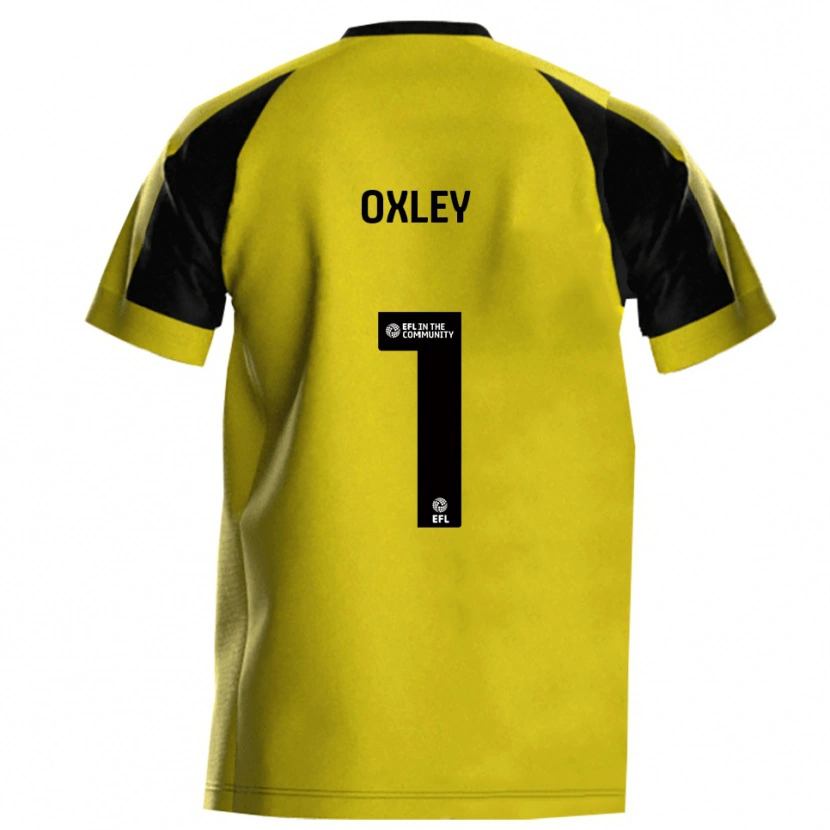 Danxen Mujer Camiseta Mark Oxley #1 Amarillo Gris 1ª Equipación 2025/26 La Camisa México
