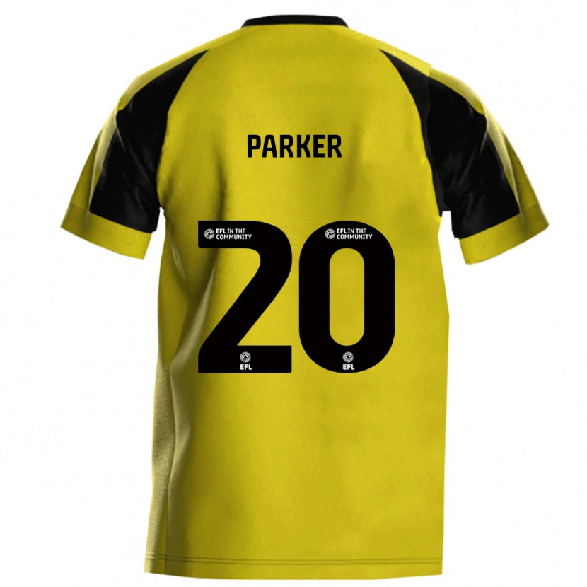 Danxen Mujer Camiseta Charley Parker #20 Amarillo Gris 1ª Equipación 2025/26 La Camisa México