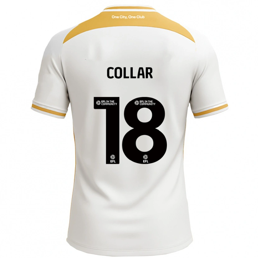 Danxen Mujer Camiseta Will Collar #18 Blanco Dorado 1ª Equipación 2025/26 La Camisa México