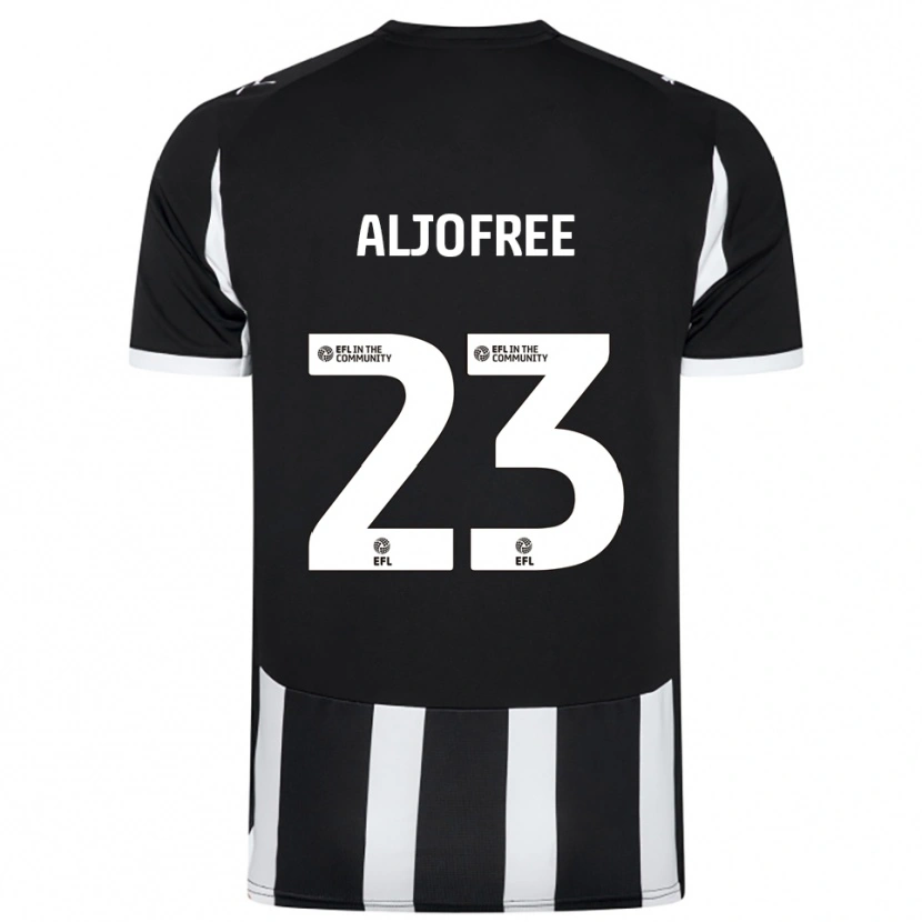 Danxen Mujer Camiseta Sonny Aljofree #23 Blanco Negro 1ª Equipación 2025/26 La Camisa México