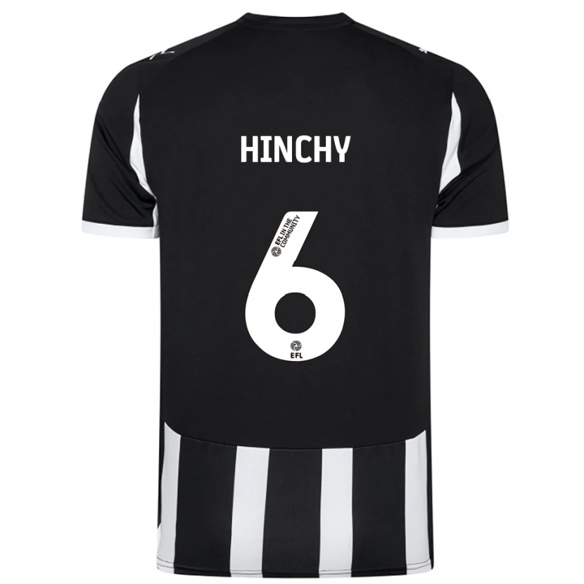 Danxen Mujer Camiseta Jack Hinchy #6 Blanco Negro 1ª Equipación 2025/26 La Camisa México