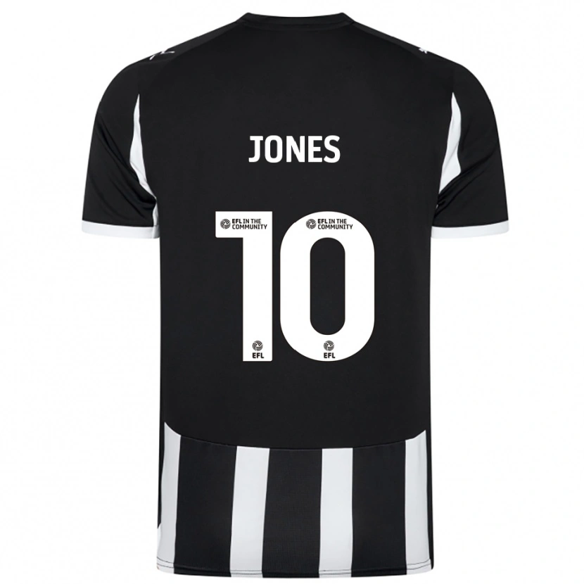 Danxen Mujer Camiseta Jodi Jones #10 Blanco Negro 1ª Equipación 2025/26 La Camisa México