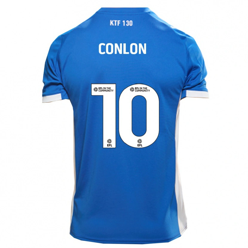 Danxen Mujer Camiseta Tom Conlon #10 Azul Blanco 1ª Equipación 2025/26 La Camisa México
