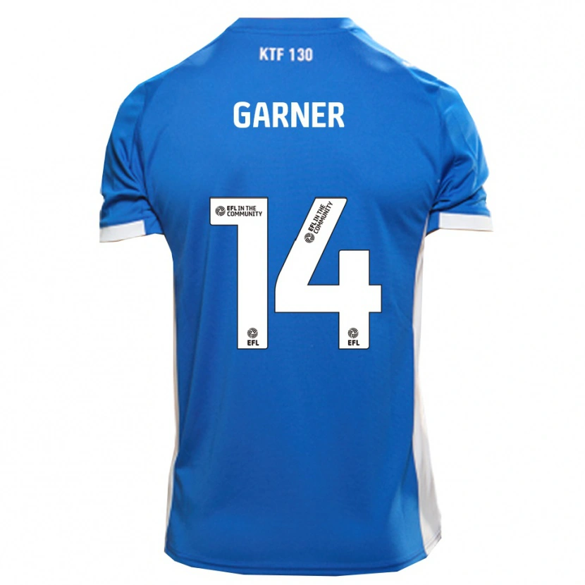 Danxen Mujer Camiseta Joe Garner #14 Azul Blanco 1ª Equipación 2025/26 La Camisa México