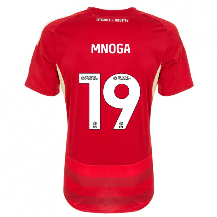 Danxen Mujer Camiseta Haji Mnoga #19 Rojo Blanco 1ª Equipación 2025/26 La Camisa México
