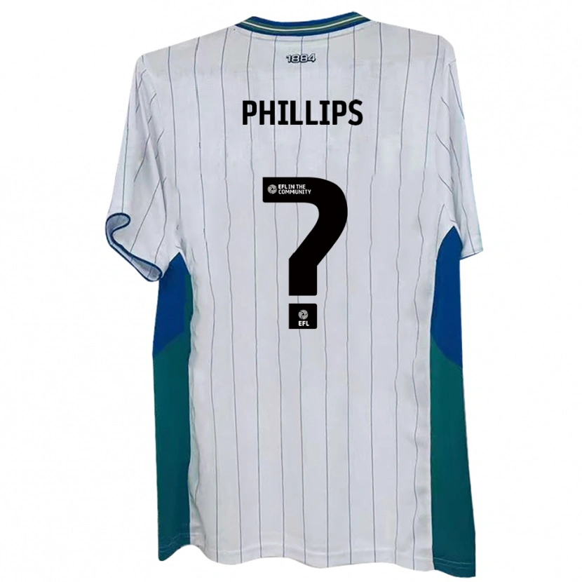 Danxen Mujer Camiseta Ruby Phillips #0 Blanco Verde Azul 1ª Equipación 2025/26 La Camisa México